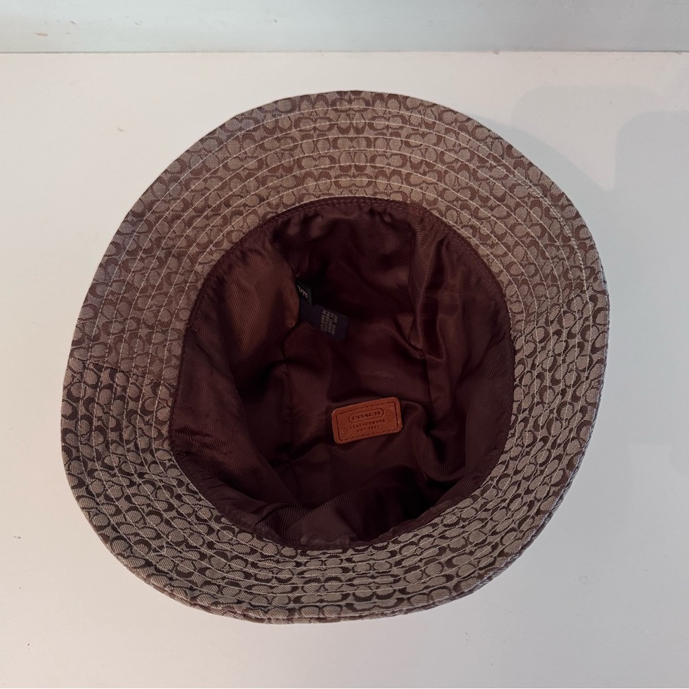 Coach Signature Monogram Bucket Hat - Picture 5 of 7